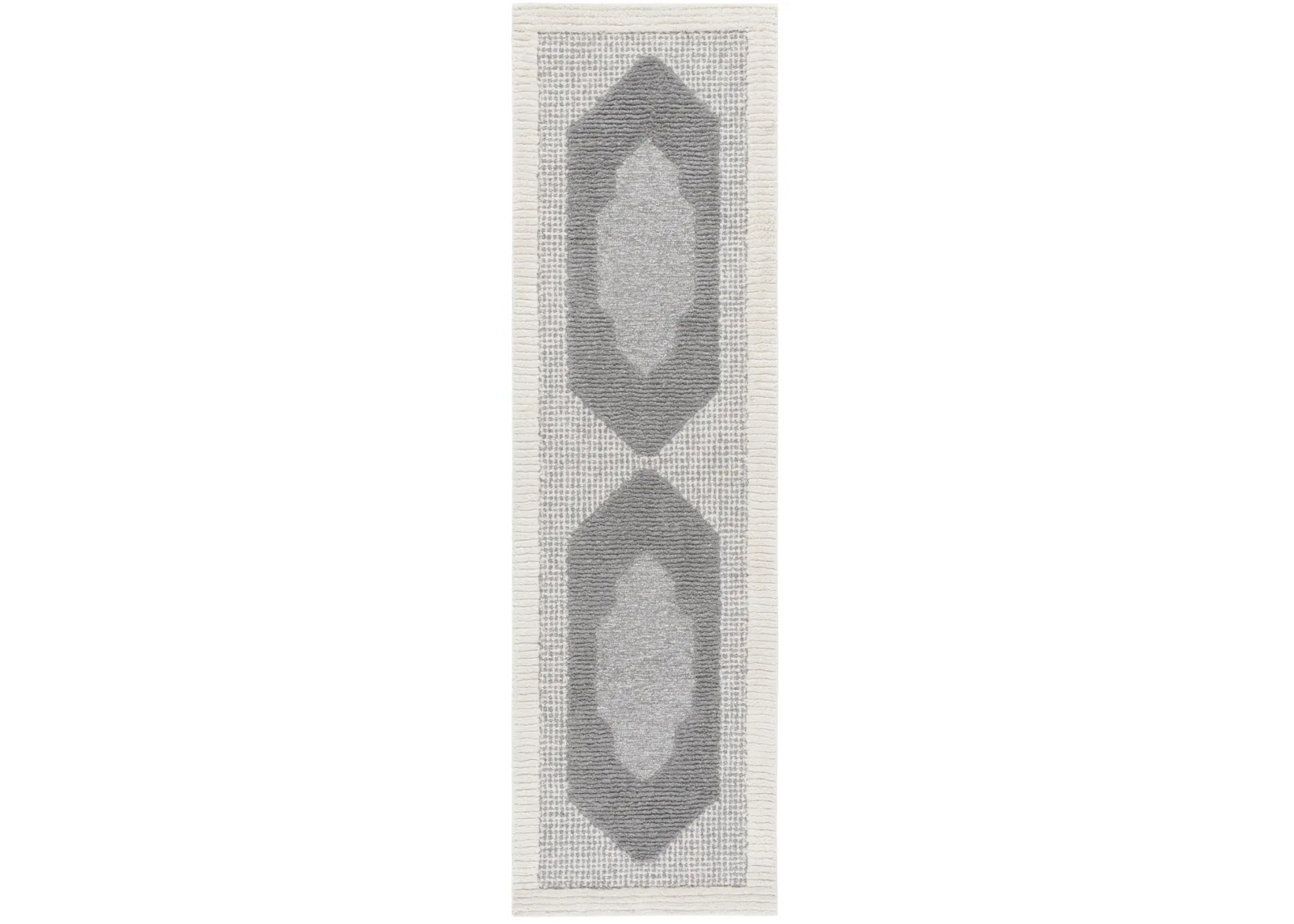 RENEWAL 807 DARK GREY  2'-3' x 8' Runner Rug