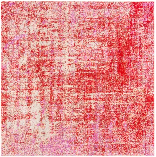 ADIRONDACK 207 RED  8' x 8' Square Square Rug