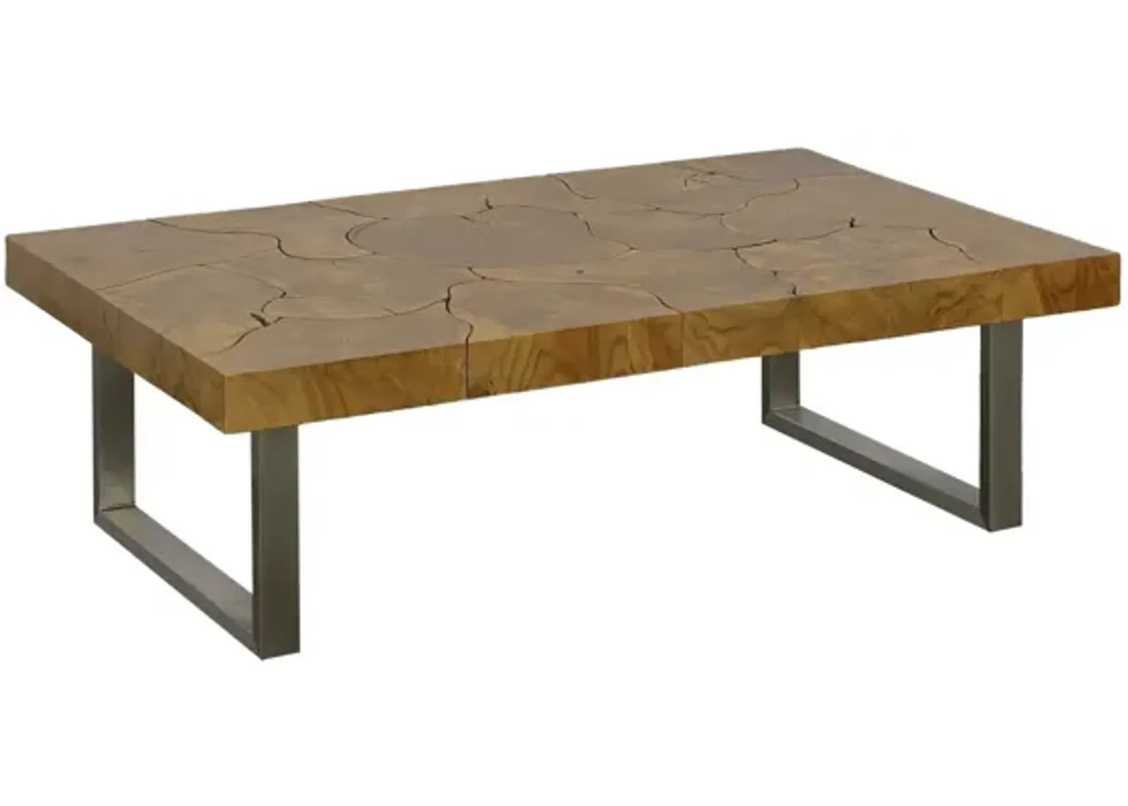 Teak Slice Coffee Table