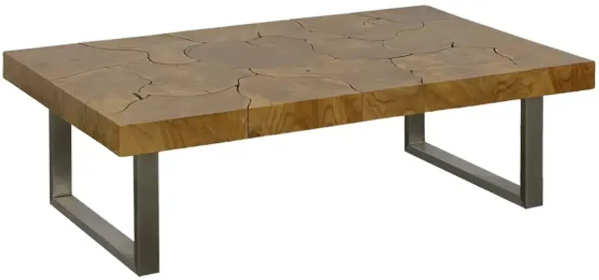 Teak Slice Coffee Table