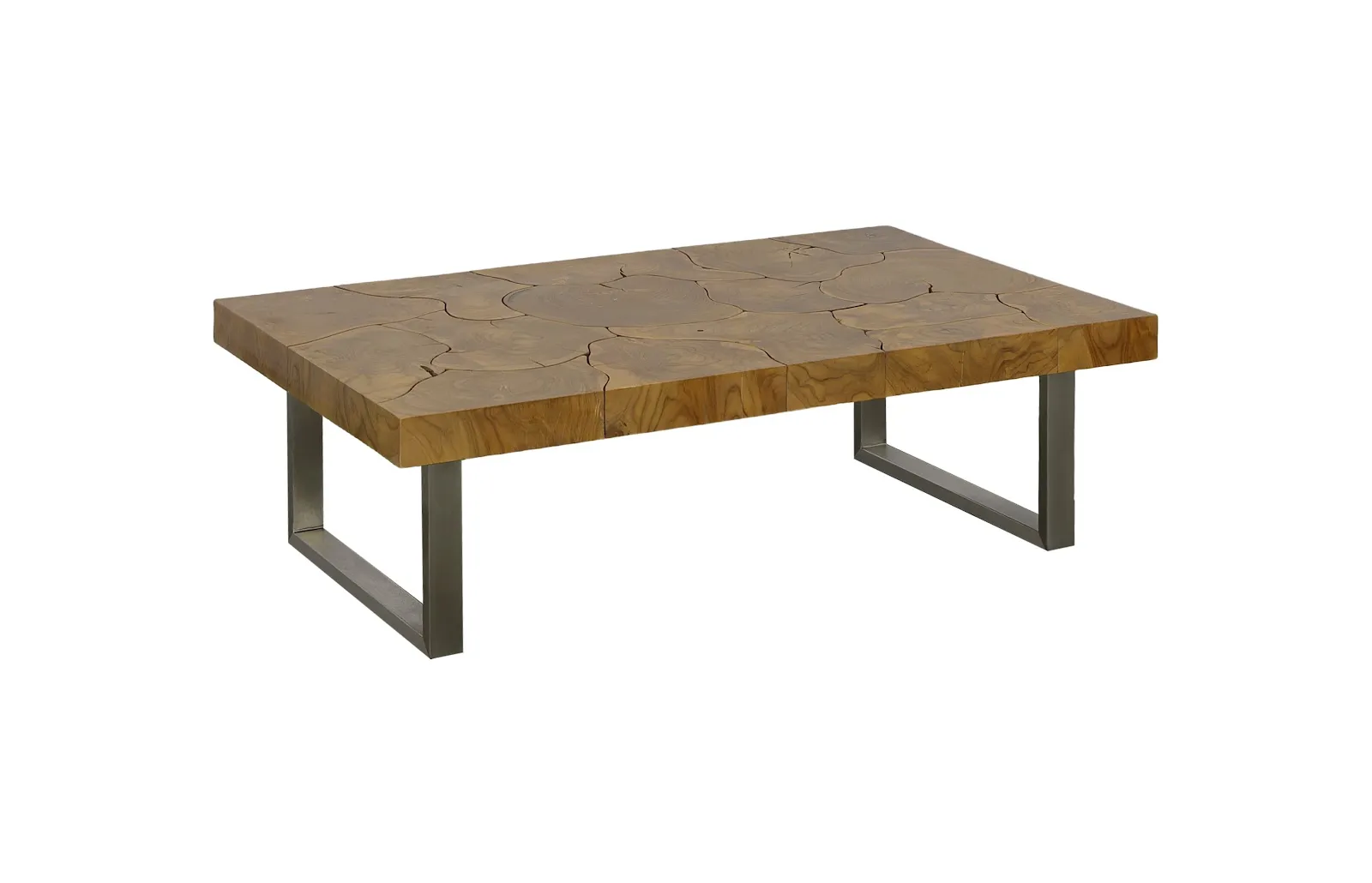 Teak Slice Coffee Table