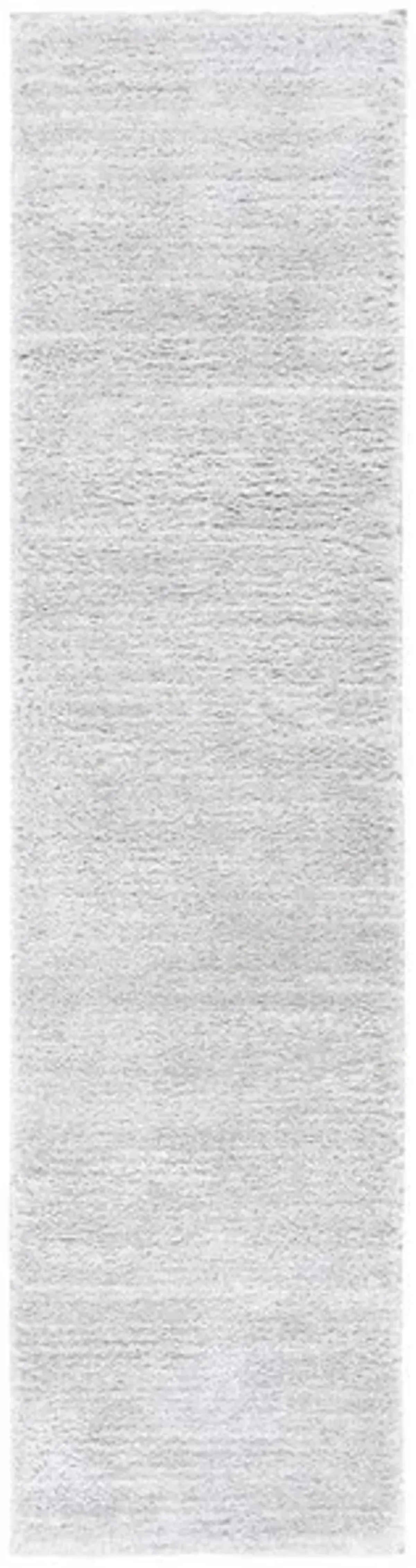 JASMINE SHAG 100 Grey  2' X 8' Runner Rug