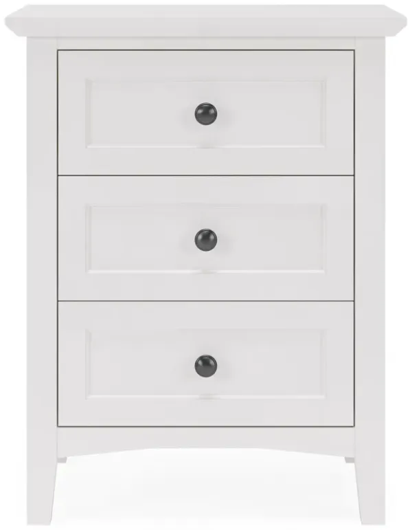 Grace Three Drawer Nightstand