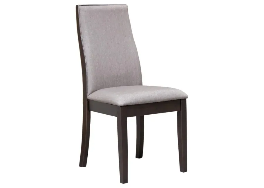 Spring Creek Upholstered Side Chairs Taupe (Set of 2)