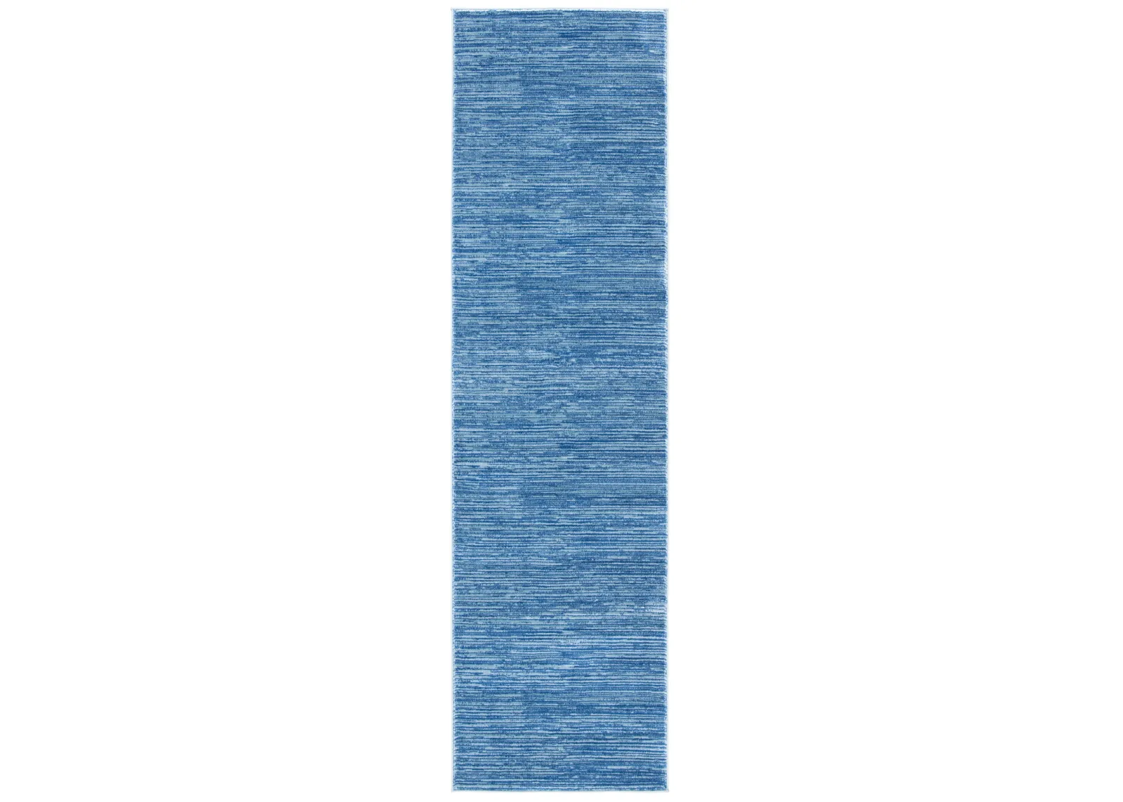 VISION 606 BLUE 2'-2' x 14' Runner Rug