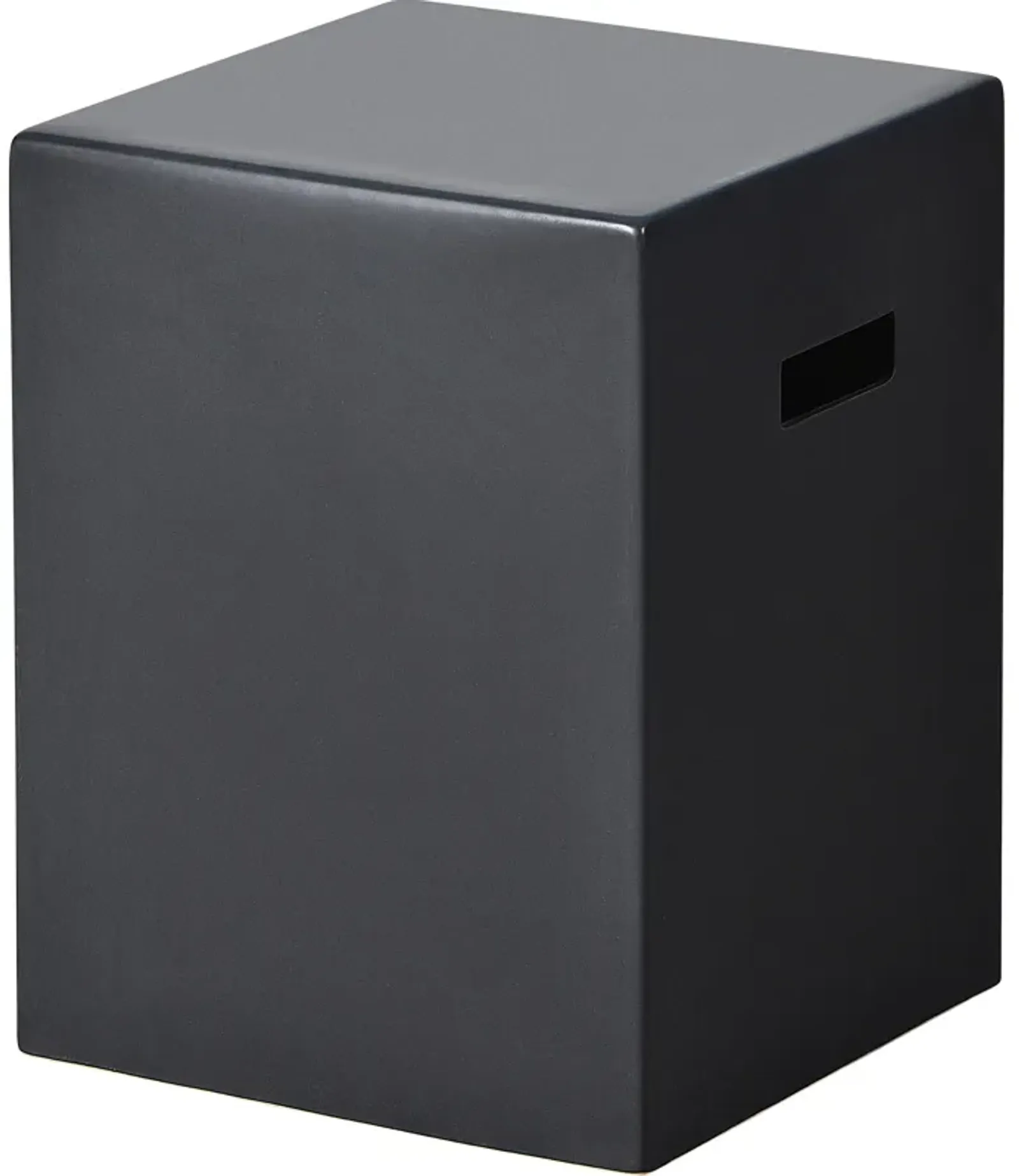 Penda Black Ceramic Outdoor Side Table