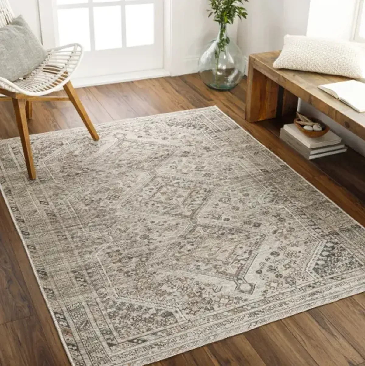 Amelie AML-2383 2' x 2'11" Machine Woven Rug