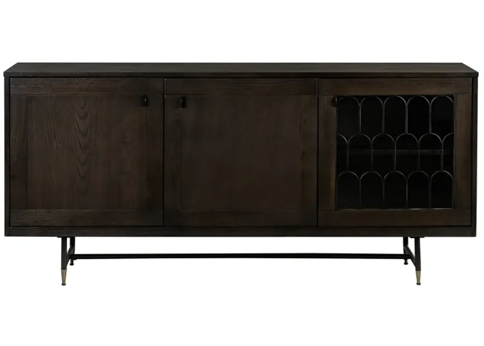 Gatsby Oak and Metal  Buffet Cabinet