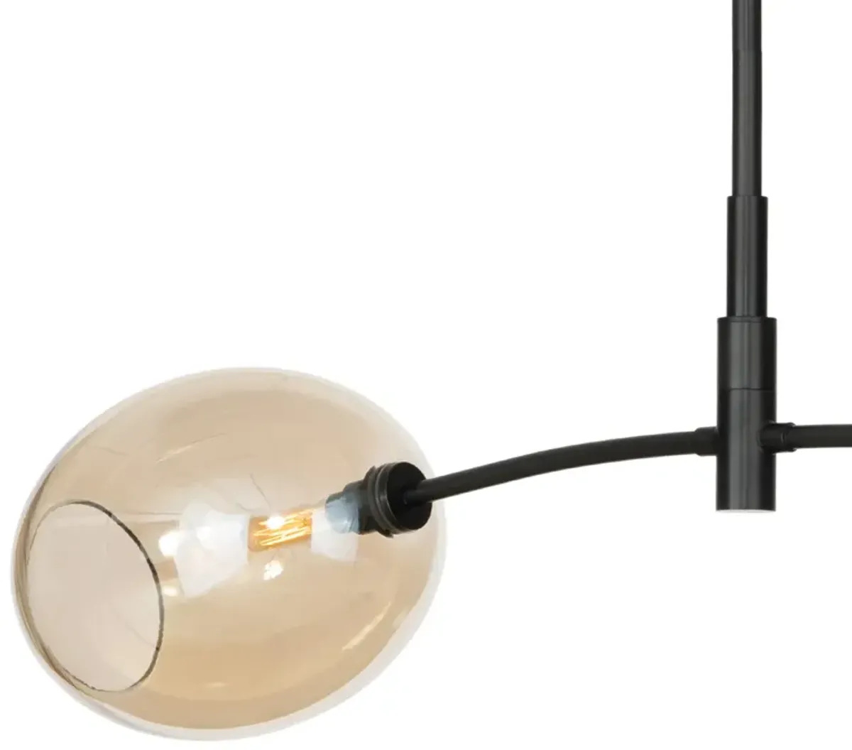 Artemis Pendant Double (Oil Rubbed Bronze with Champagne Glass)