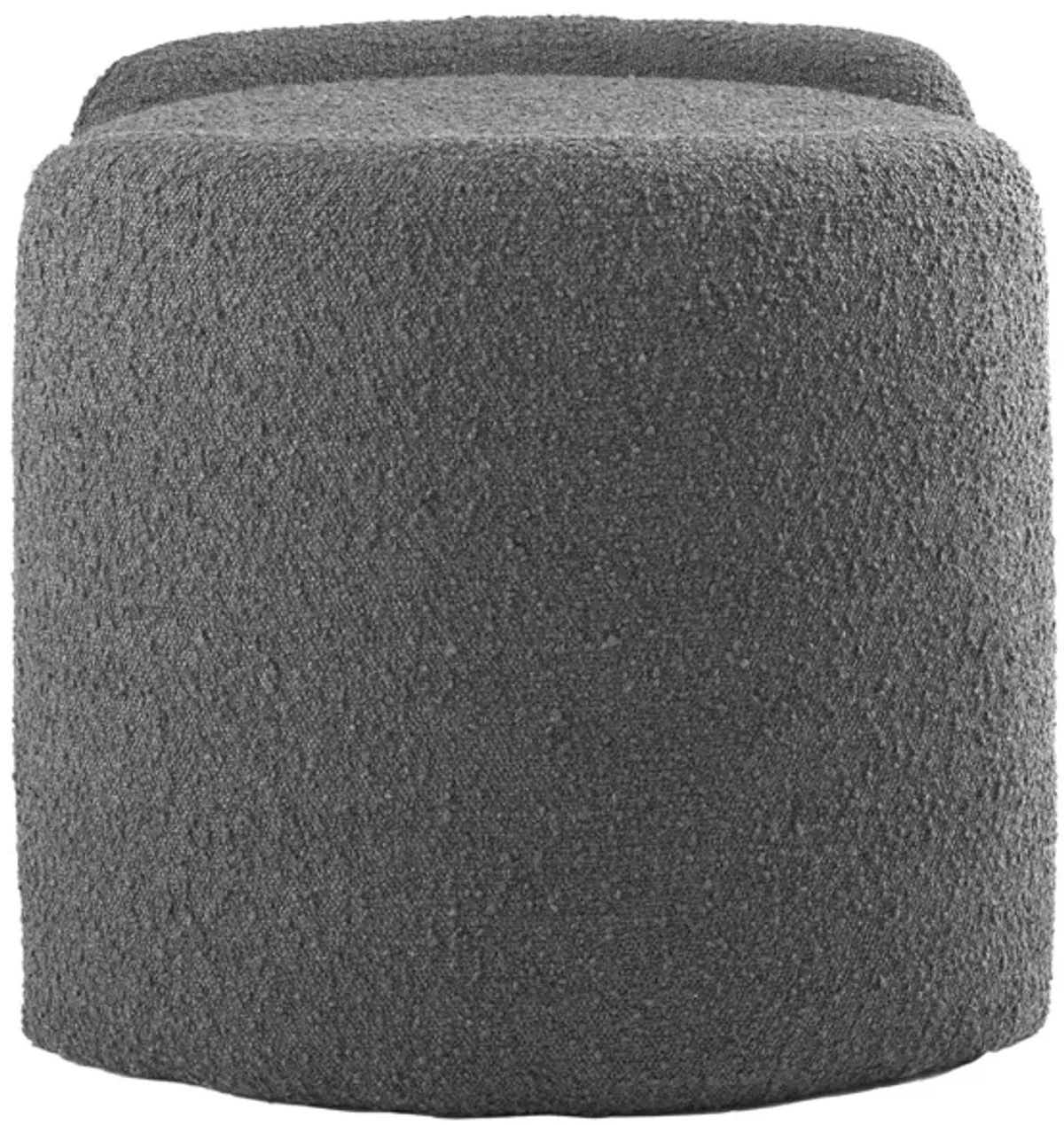 Nebula Boucle Upholstered Ottoman