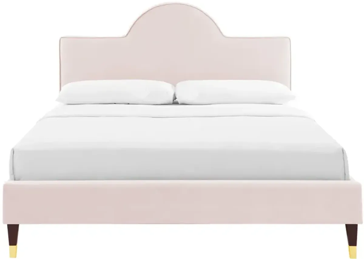 Aurora Performance Velvet King Bed