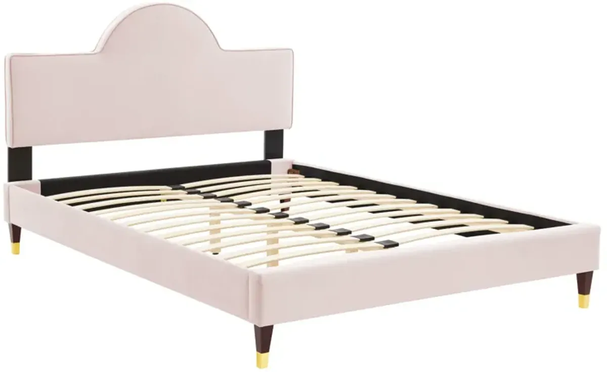 Aurora Performance Velvet King Bed