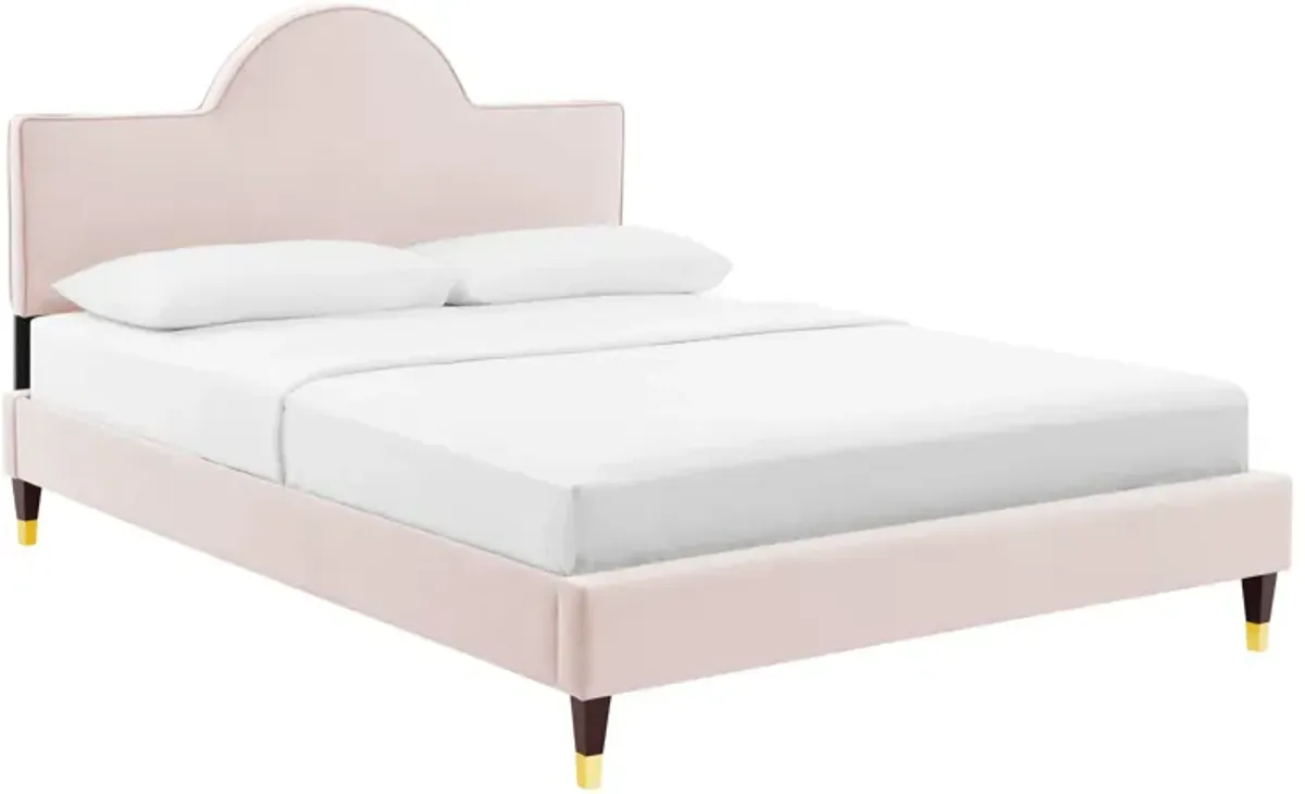 Aurora Performance Velvet King Bed