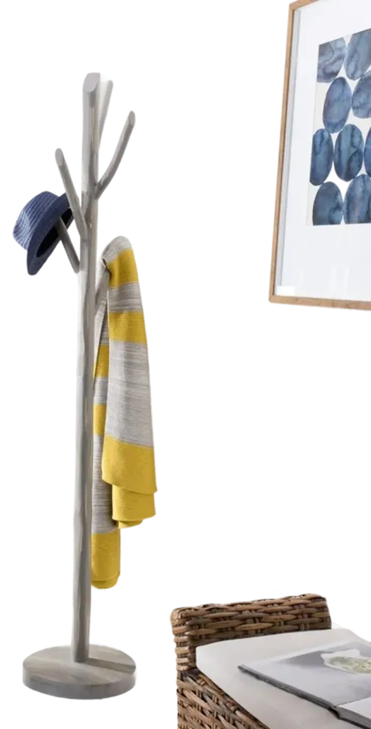 WALTER 70-INCH H TREE BRANCH COAT AND HAT RACK