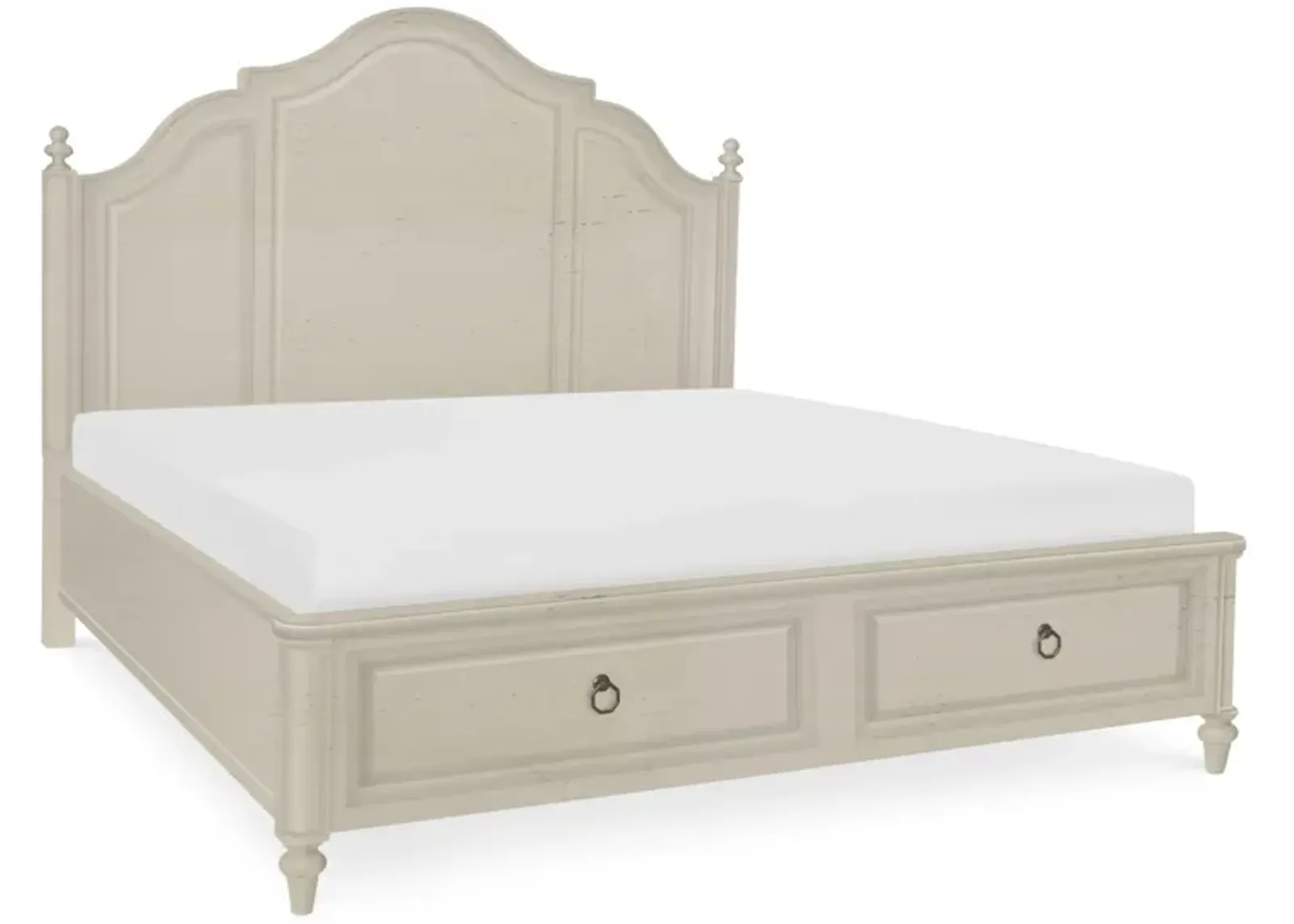 Brookhaven Panel Bed W Stg Fb Q (5/0)