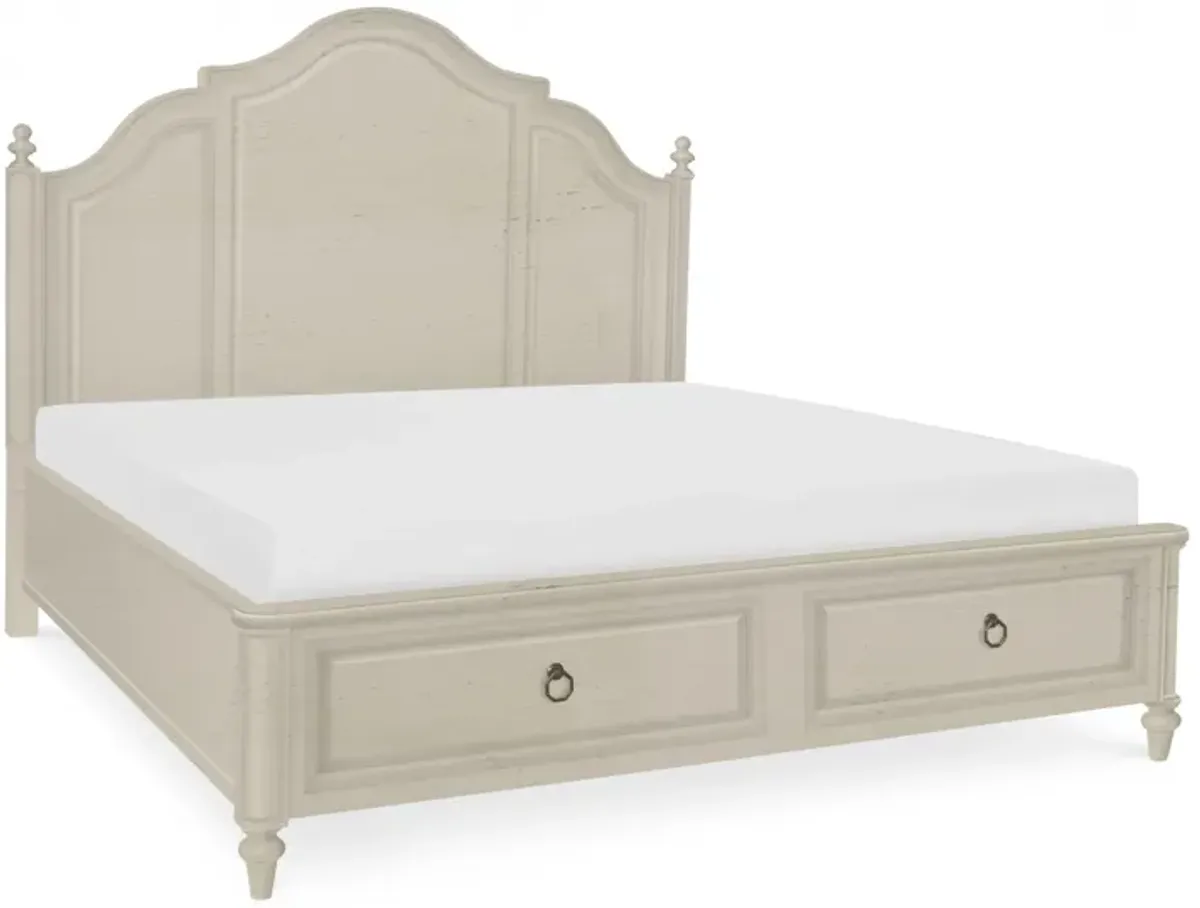 Brookhaven Panel Bed W Stg Fb Q (5/0)