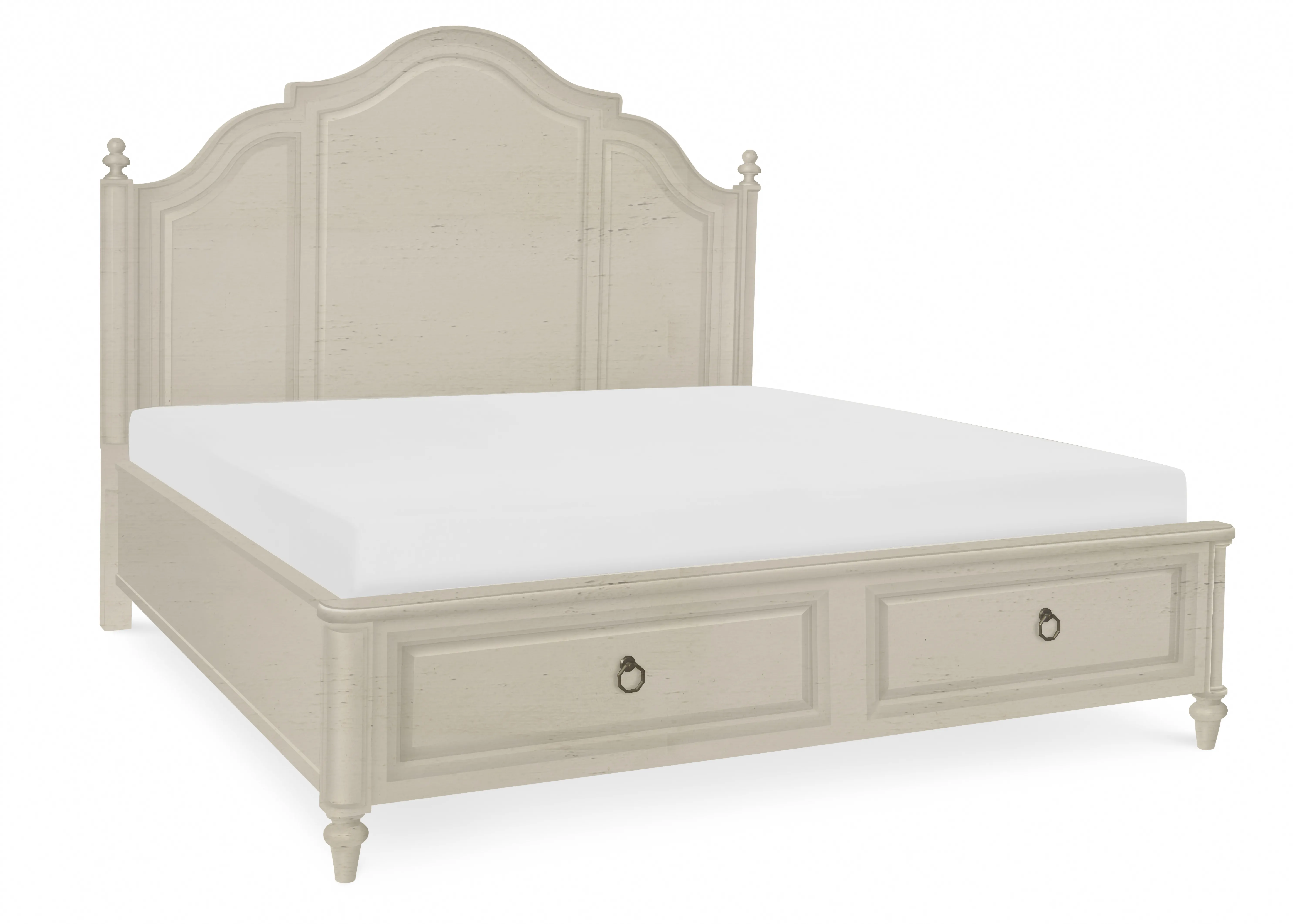 Brookhaven Panel Bed W Stg Fb Q (5/0)