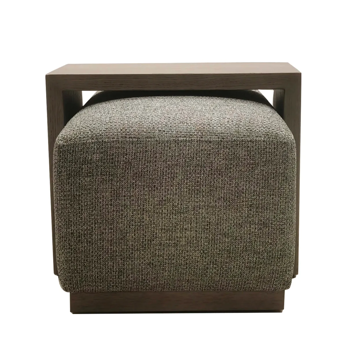 CH Tweed/Multi Peggy Bench/Cocktail Ottoman With Table