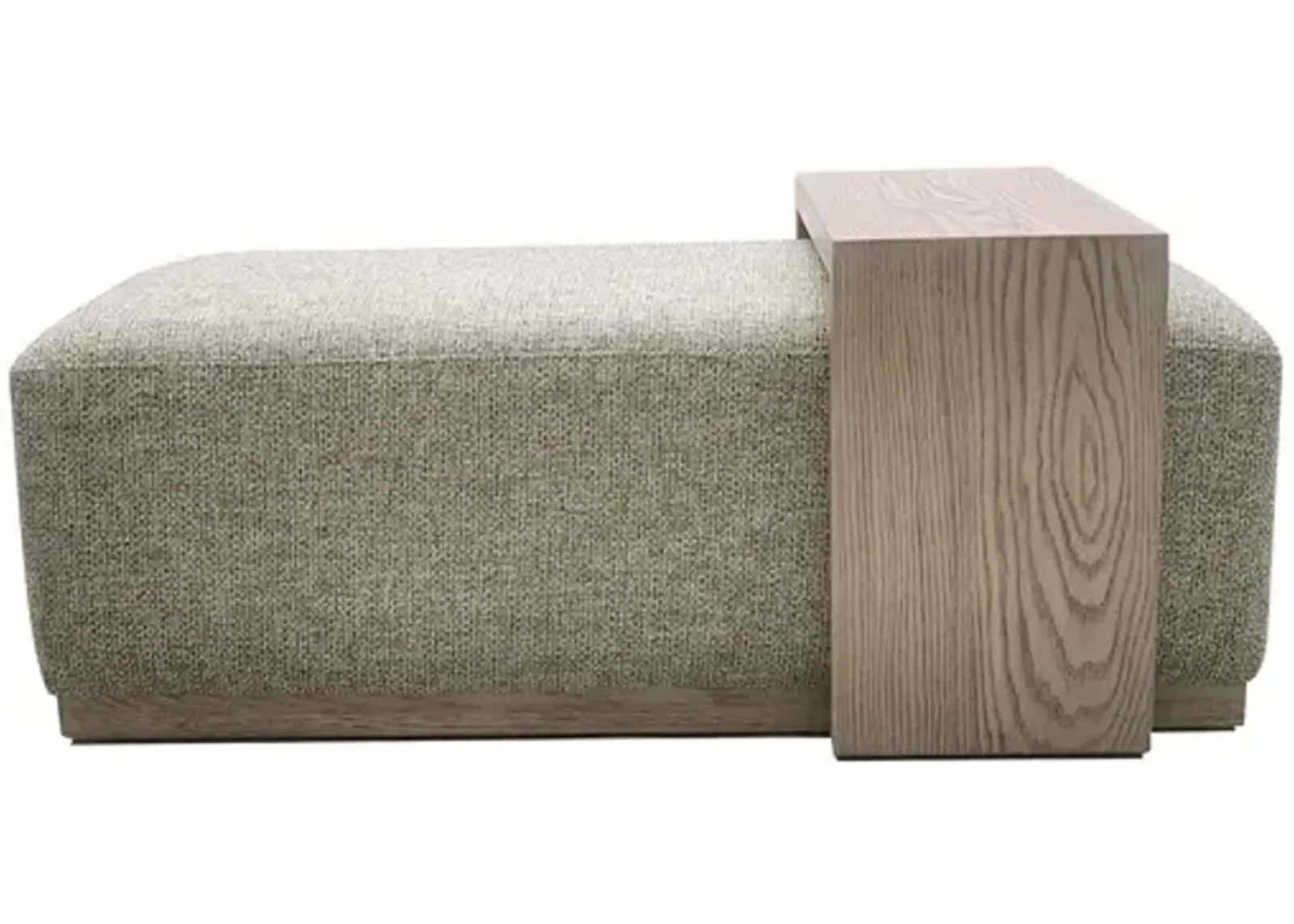 CH Tweed/Multi Peggy Bench/Cocktail Ottoman With Table