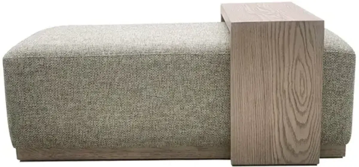 CH Tweed/Multi Peggy Bench/Cocktail Ottoman With Table