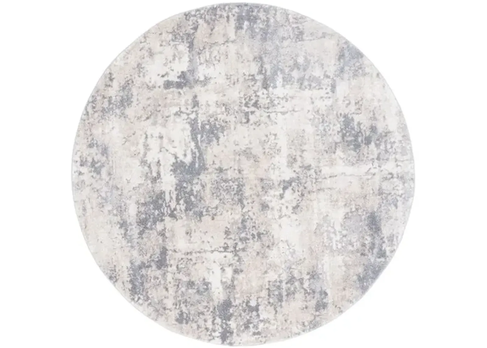 OPAL 422 Grey 6'-7' X 6'-7' Round Round Rug