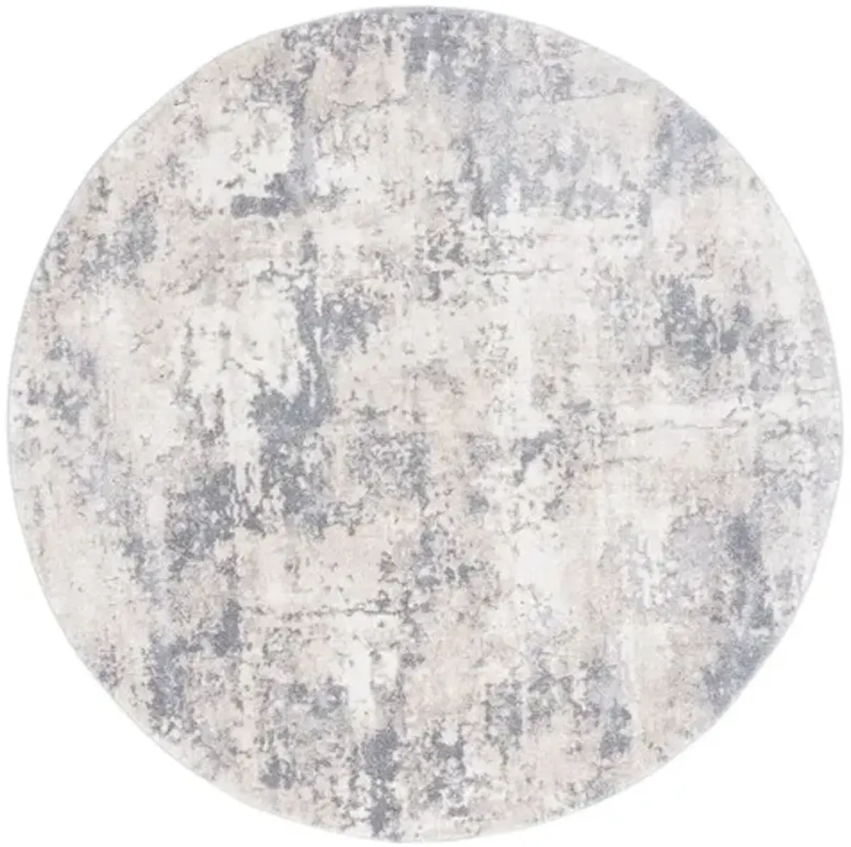 OPAL 422 Grey 6'-7' X 6'-7' Round Round Rug