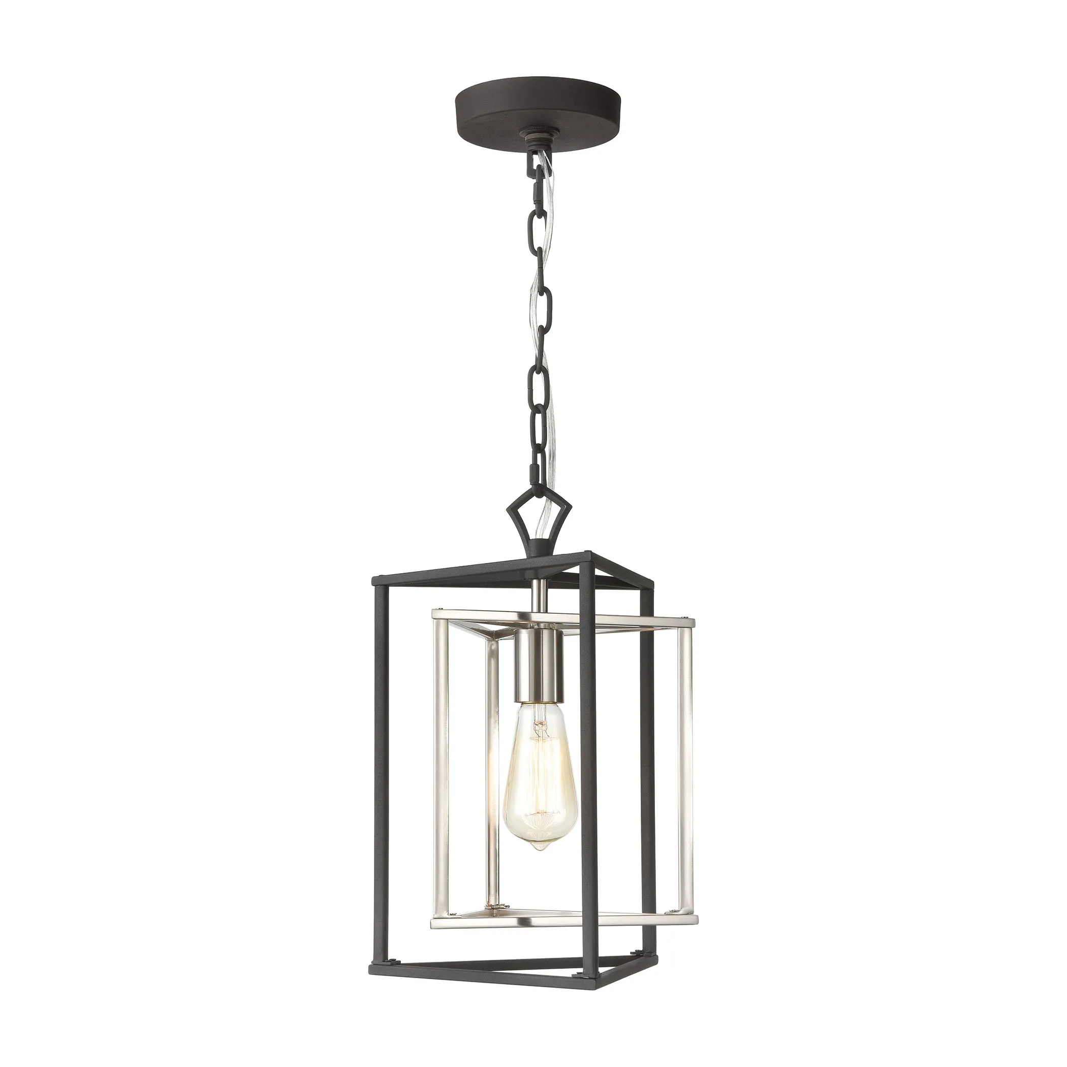 Salinger 10" Wide 1-Light Mini Pendant - Charcoal