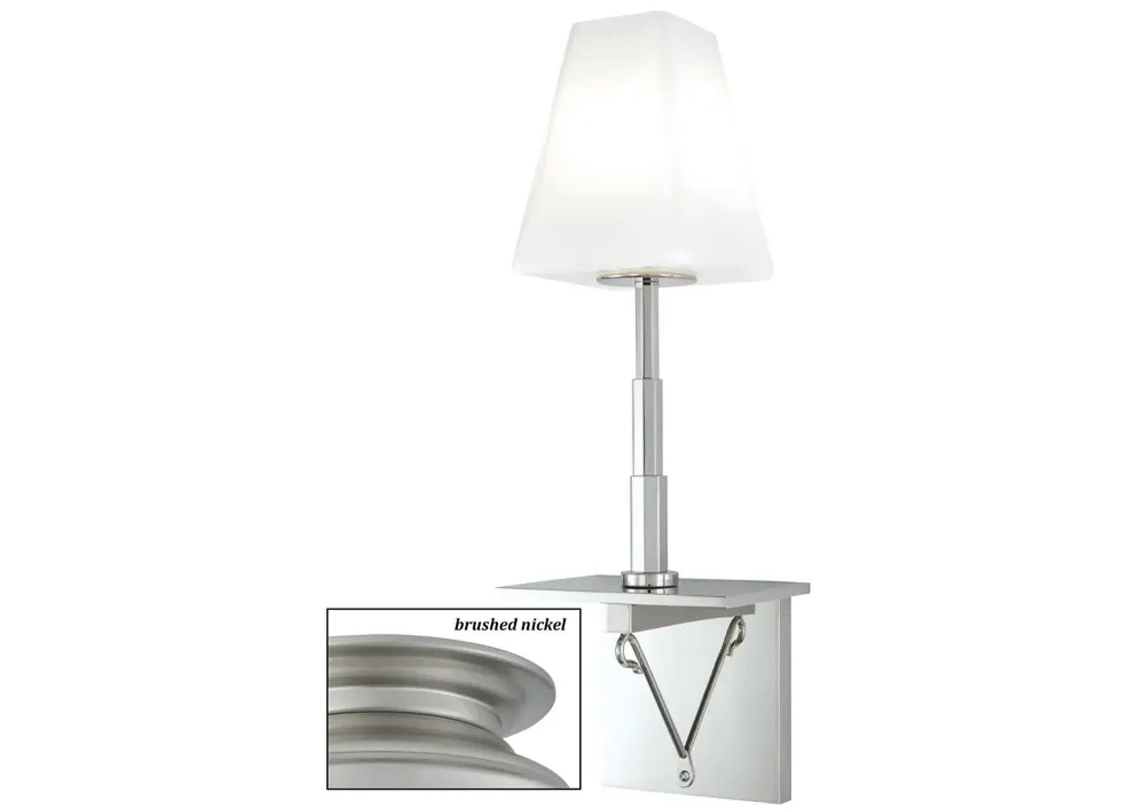 Metro Sconce - Brushed Nickel