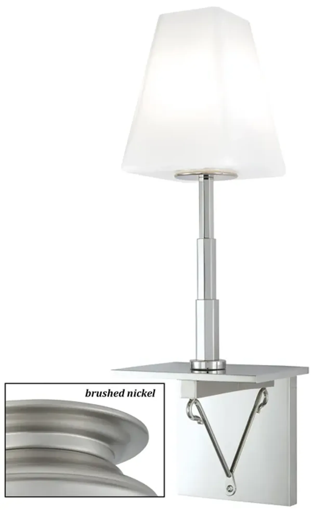 Metro Sconce - Brushed Nickel