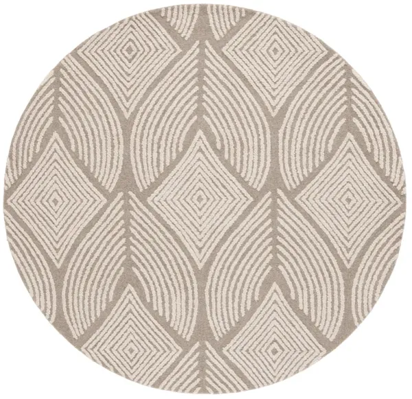 METRO Hand Tufted 6' x 6' Round area rug