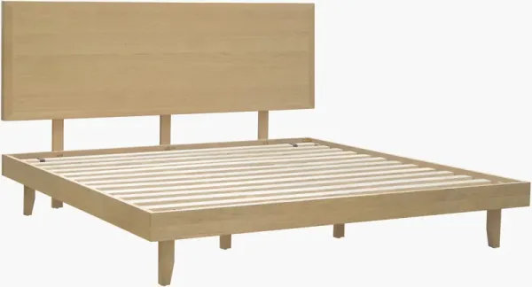 Pryce Oak Platform Bed