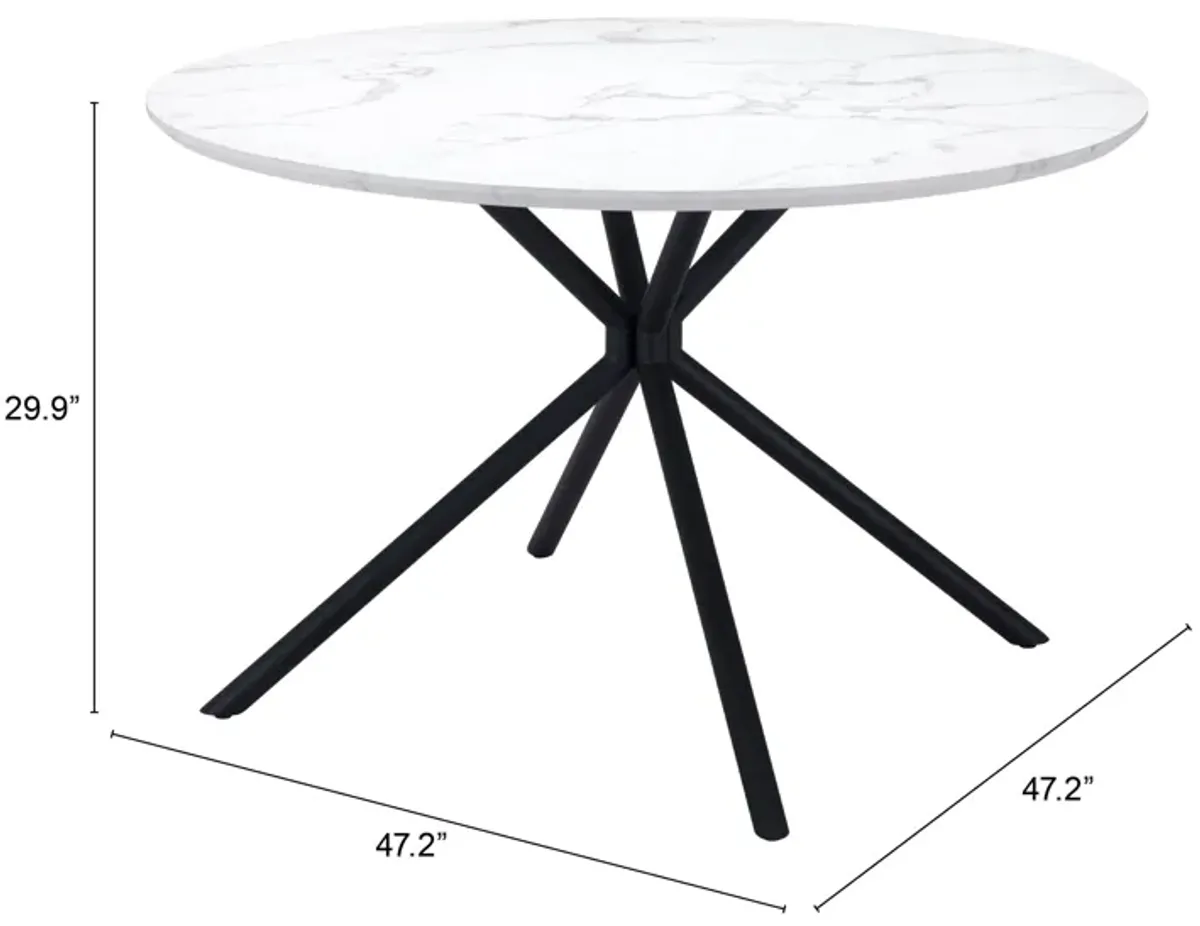 Amiens Dining Table White