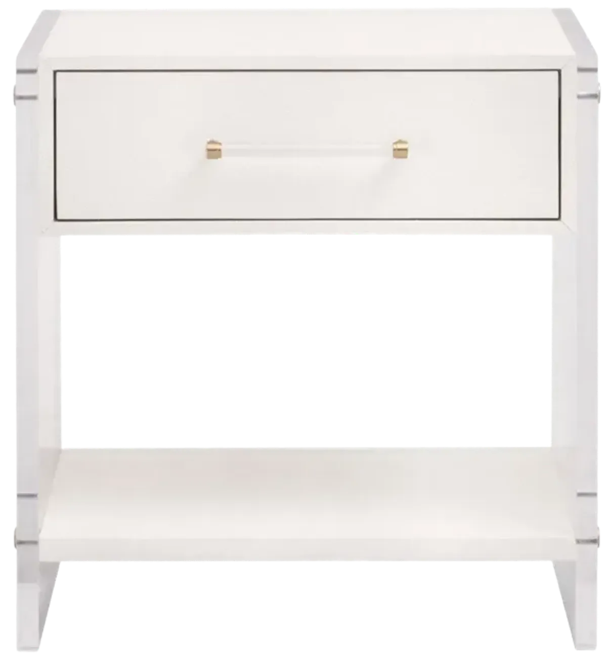 Sonia Shagreen 1-Drawer Nightstand