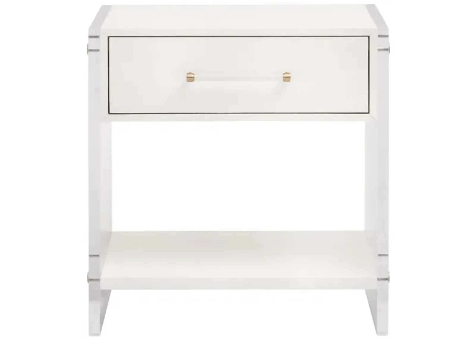 Sonia Shagreen 1-Drawer Nightstand