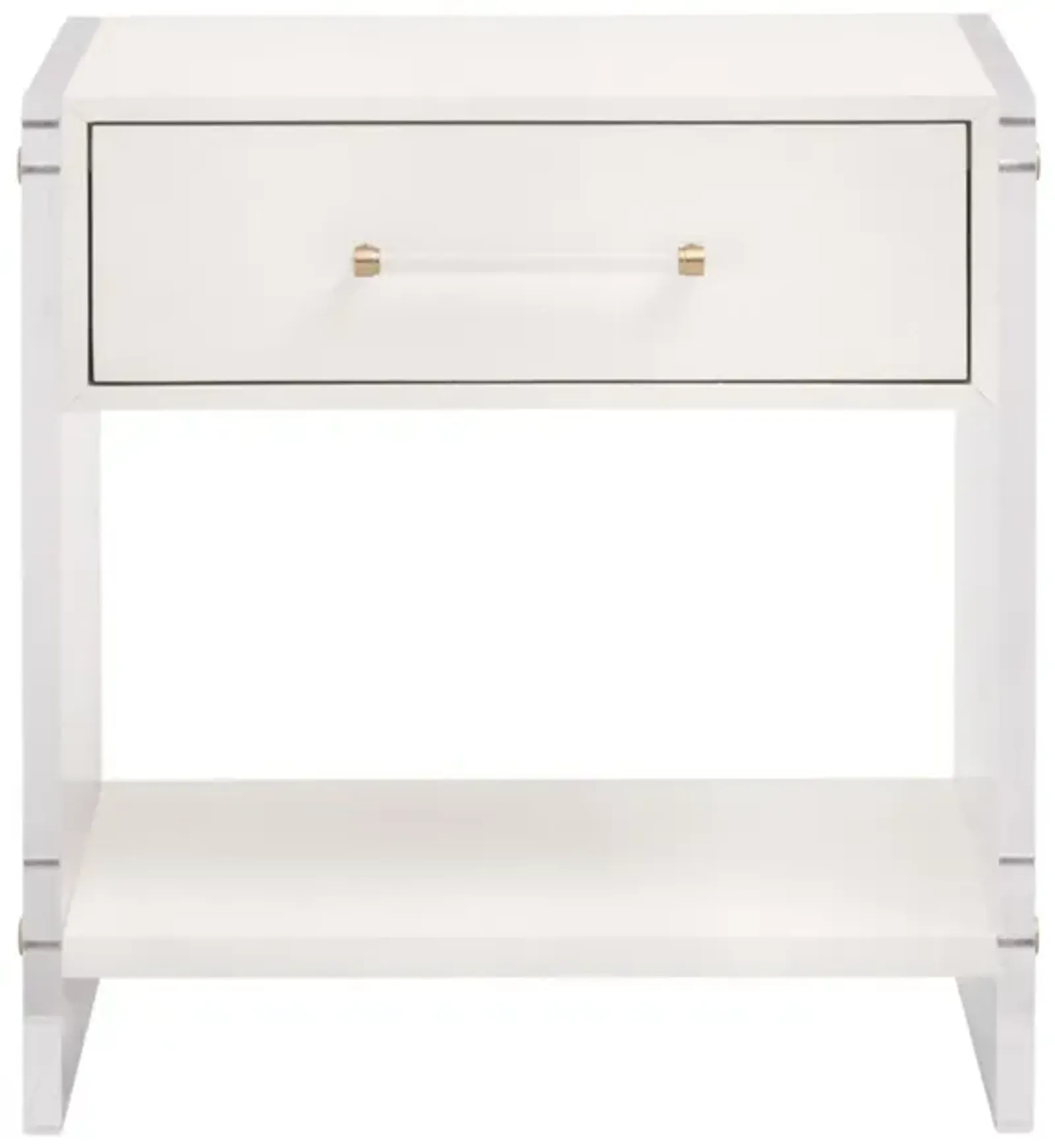 Sonia Shagreen 1-Drawer Nightstand