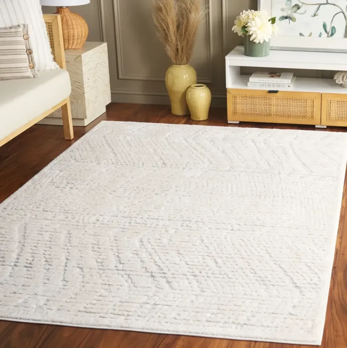 ELMHURST 564 IVORY  4' x 6' Small Rectangle Rug