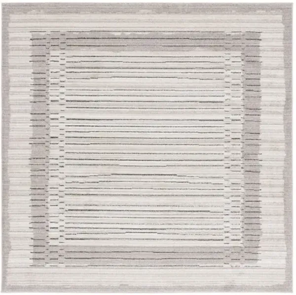 JADE 103 Black 6'-7' X 6'-7' Square Square Rug