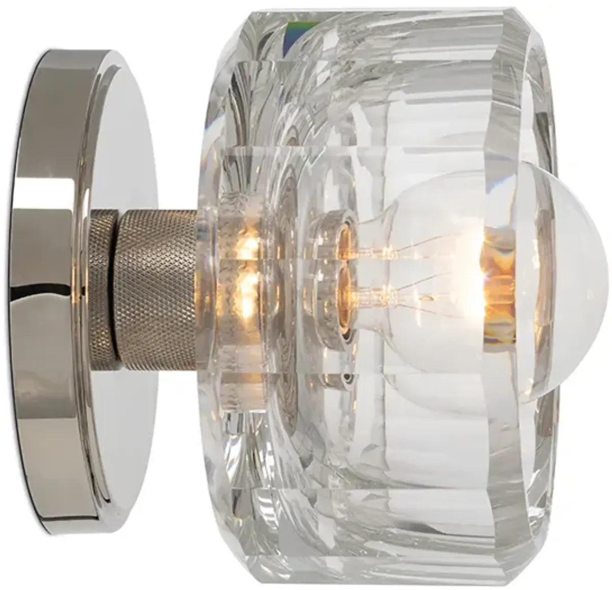 Bijoux Crystal Flush Mount (Polished Nickel)