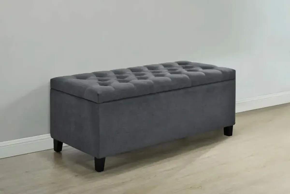 Samir Lift Top Storage Bench Charcoal