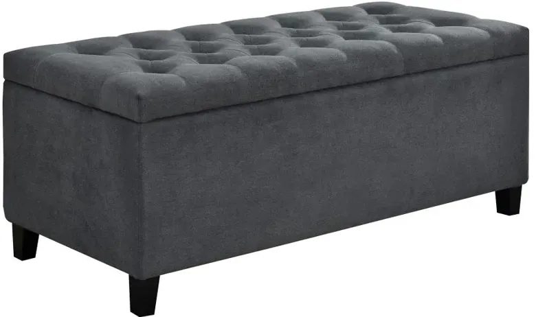 Samir Lift Top Storage Bench Charcoal