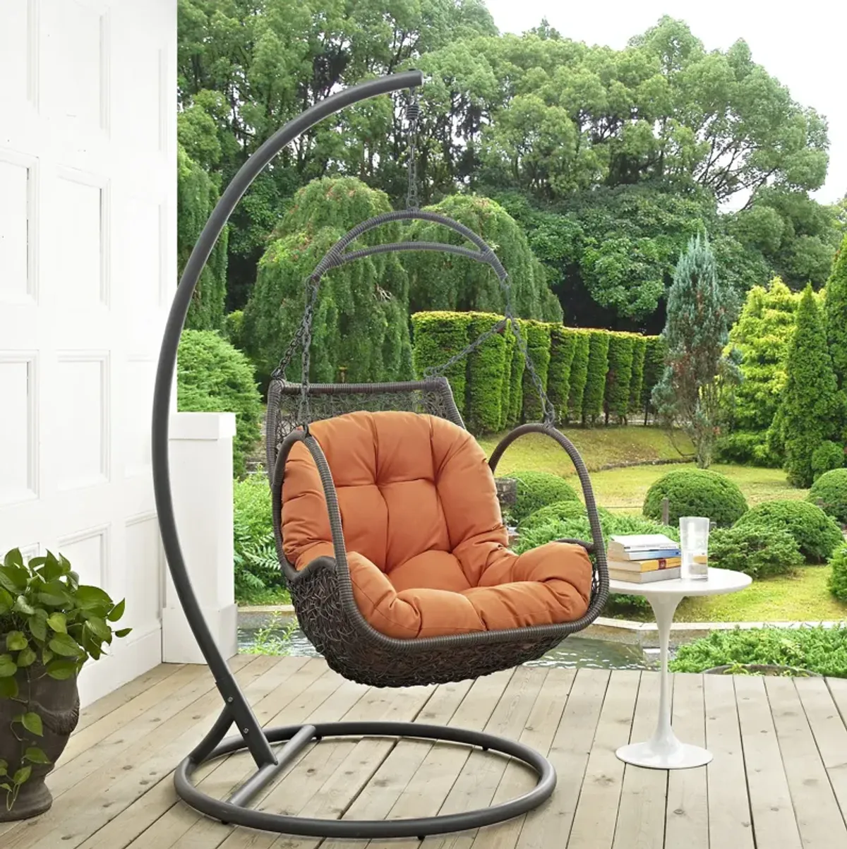 Arbor Outdoor Patio Wood Swing Chair