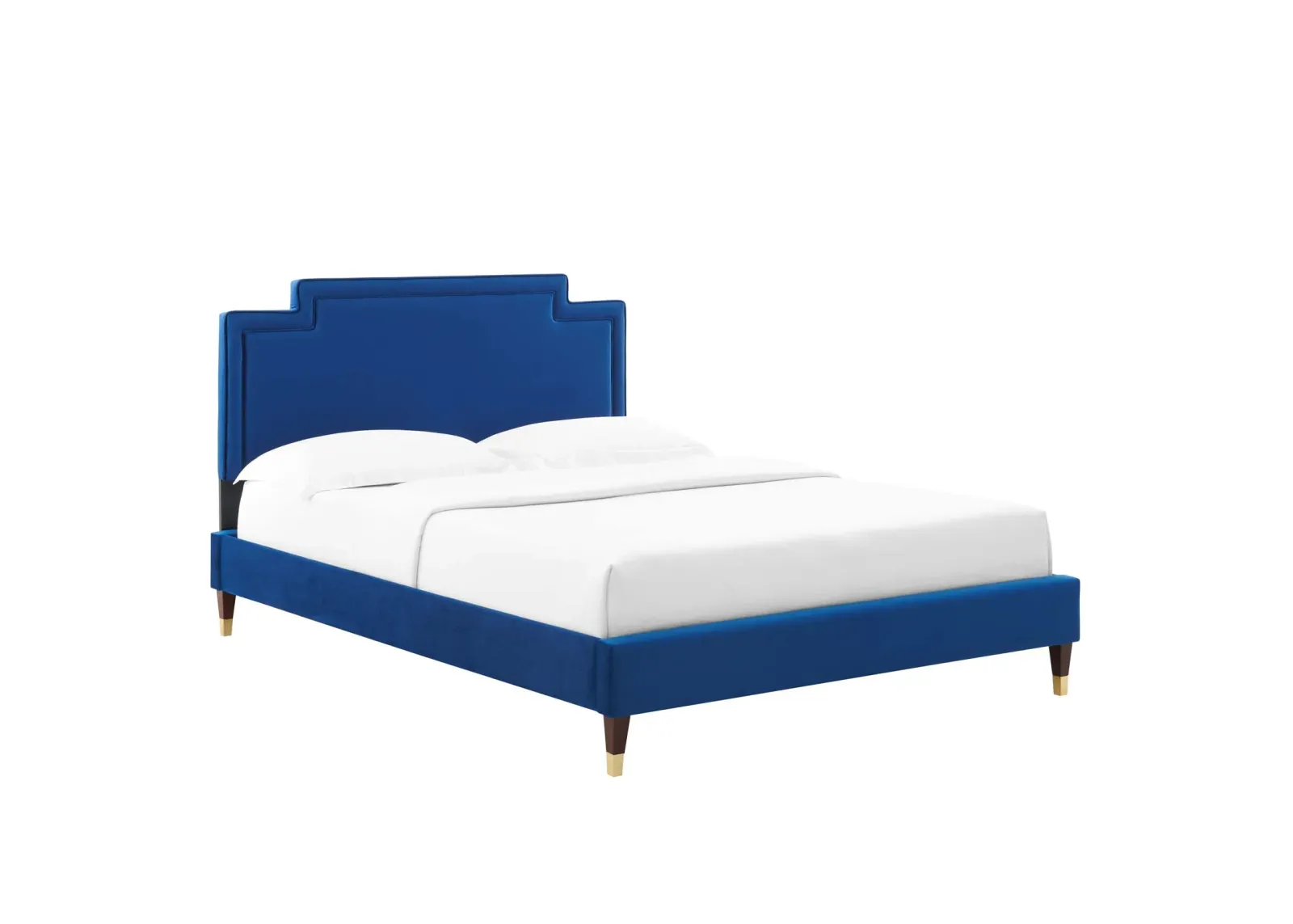 Liva Performance Velvet Queen Bed