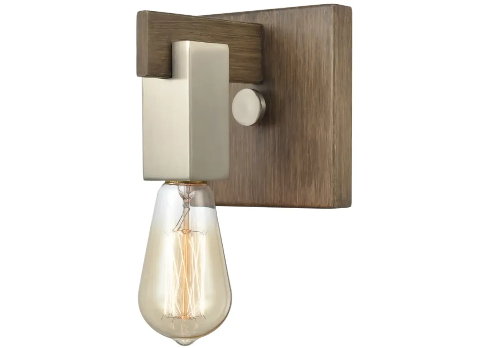 Axis 5" Wide 1-Light Vanity Light - Light Wood