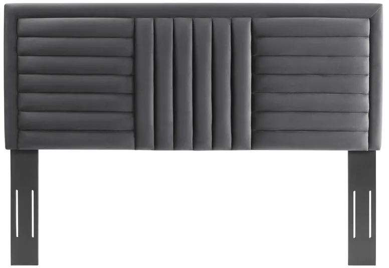 Believe Channel Tufted Performance Velvet Twin Headboard