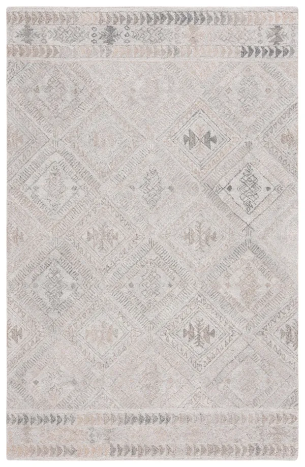 ABSTRACT Hand Tufted 8' x 10' area rug