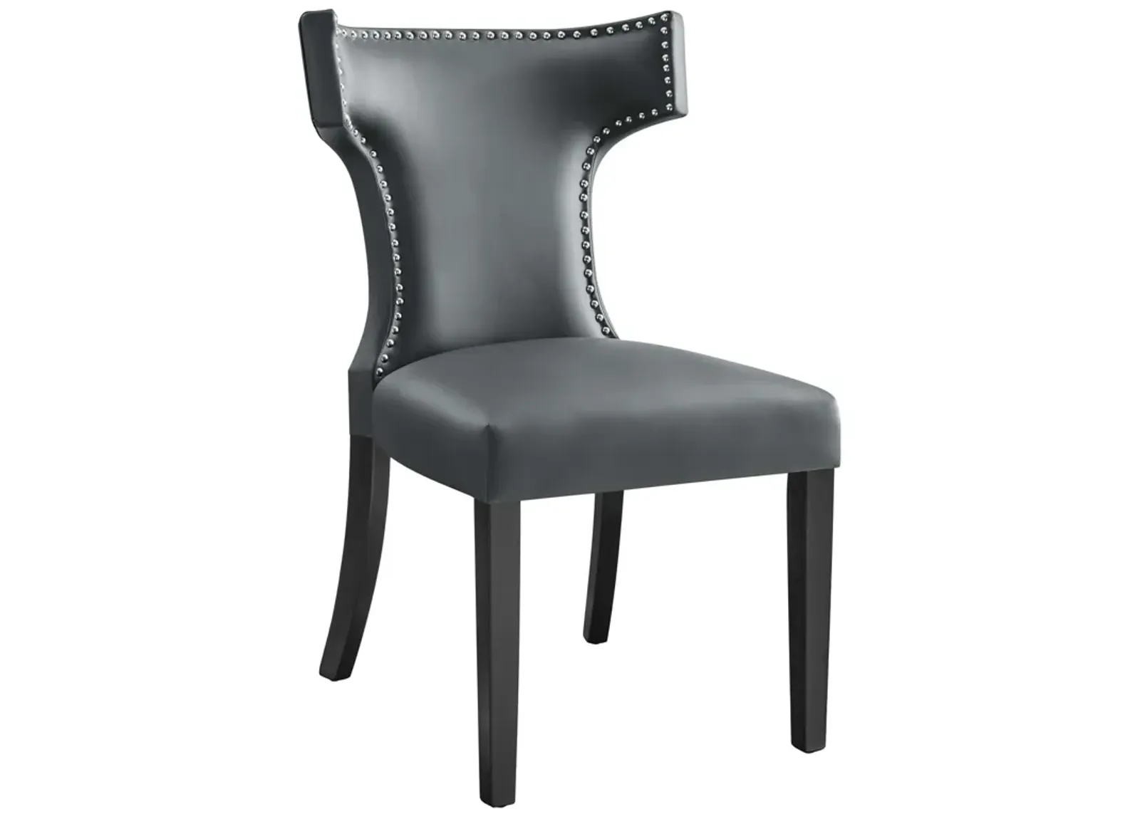 Curve Vegan Leather Dining Chair