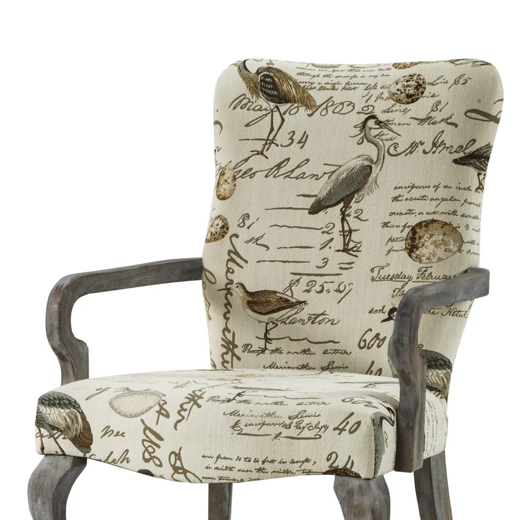 Madison Park Arnau Ivory Multi Accent chair