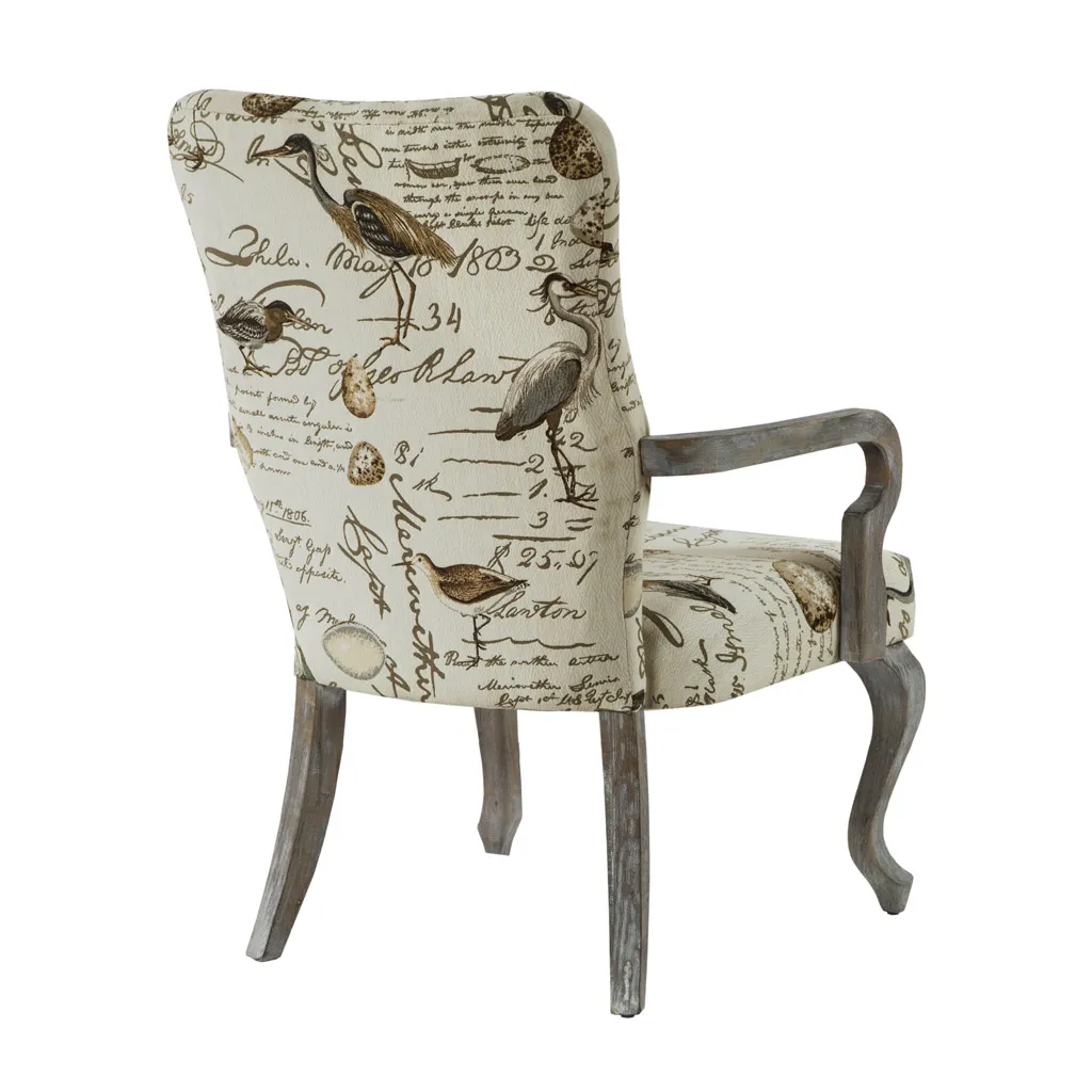 Madison Park Arnau Ivory Multi Accent chair