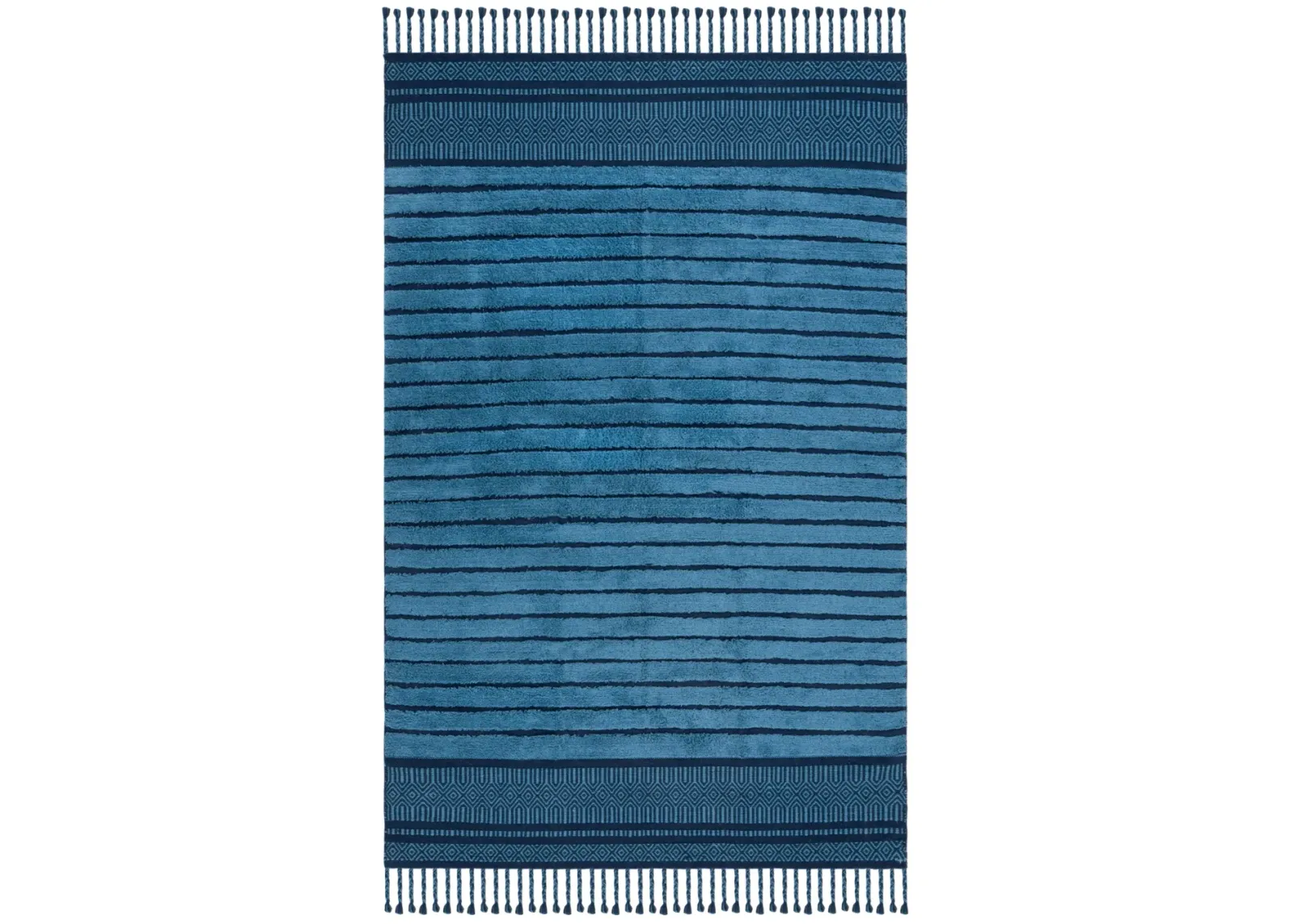 KILIM COLLECTION 401 BLUE 6' x 9' Medium Rectangle Rug