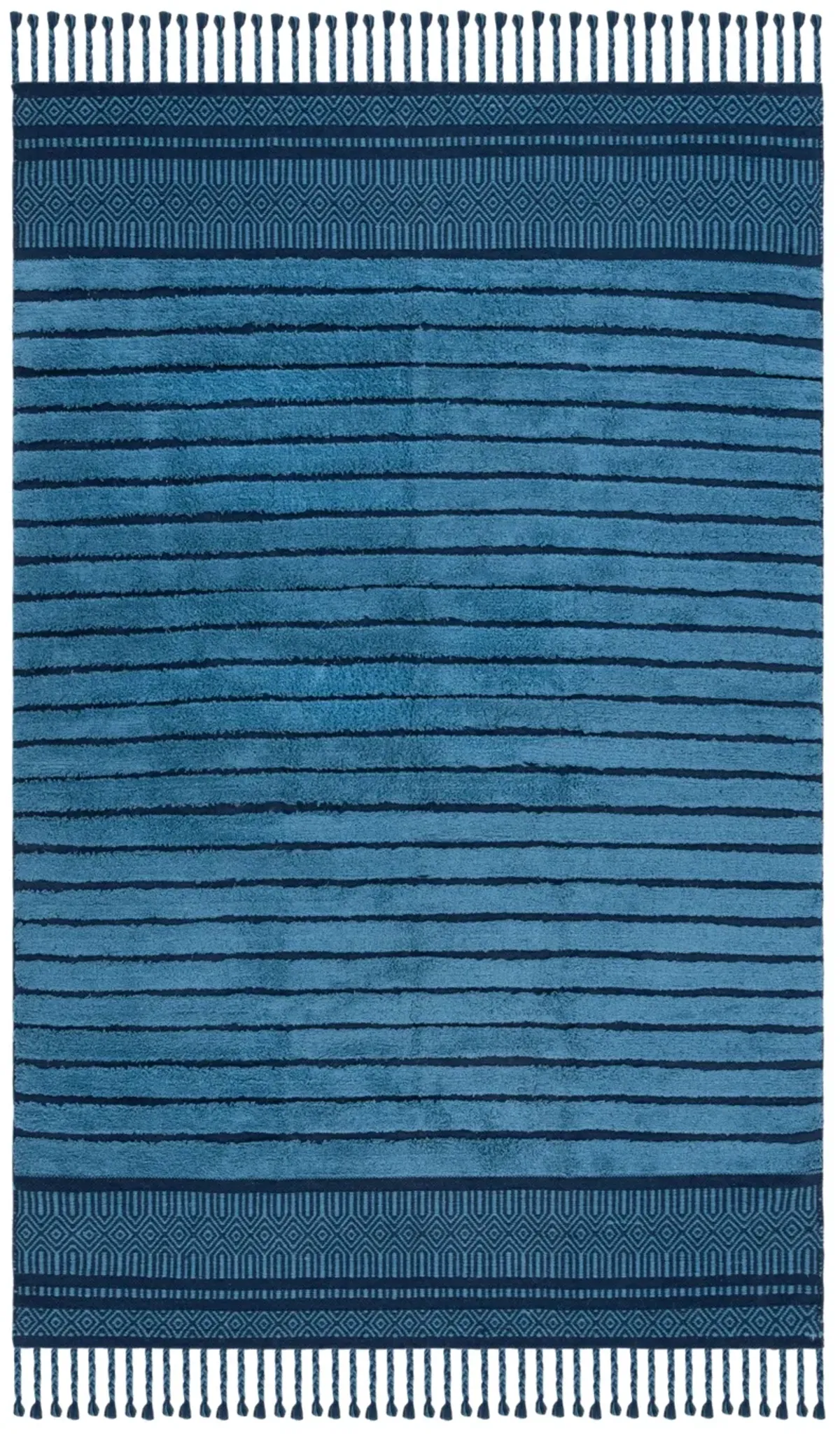 KILIM COLLECTION 401 BLUE 6' x 9' Medium Rectangle Rug